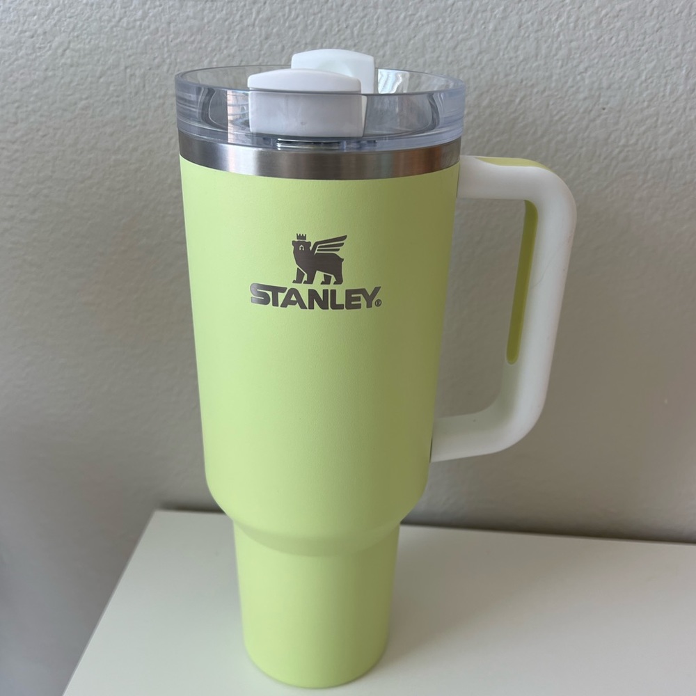 Green Stanley tumbler cup